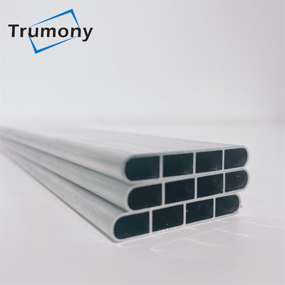 Tube micro en aluminium en aluminium de la Manche de transfert de chaleur de tube de réfrigérant à huile de radiateur de haute performance pour le climatiseur