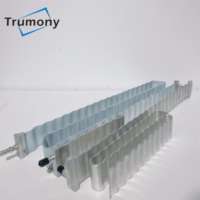 Tubes de refroidissement en aluminium serpentine personnalisées pour la dissipation de chaleur des batteries cylindriques