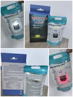 Eau salée de lumière de secours de main pour la survie de région sauvage