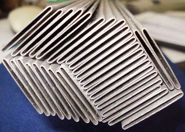 Les profils expulsés en aluminium de soudure d'à haute fréquence fraisent le tube de finition pour le condenseur