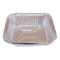 Le conteneur carré H24 de papier aluminium a lubrifié la surface pour la nourriture à emporter