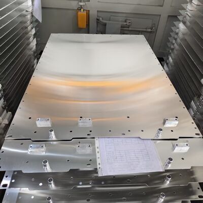 Qualité Plaque de refroidissement liquide de batterie de véhicule électrique personnalisée Stampage progressif CAB Vacuum Brazing Plateau de refroidissement en aluminium avec isolation en mousse PU Usine