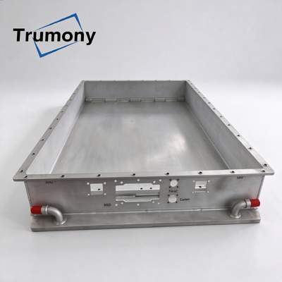 Qualité 1P48S Encastrement inférieur de batterie en aluminium refroidi par liquide pour le soudage et l'extrusion par mélange à la friction des bus électriques Usine